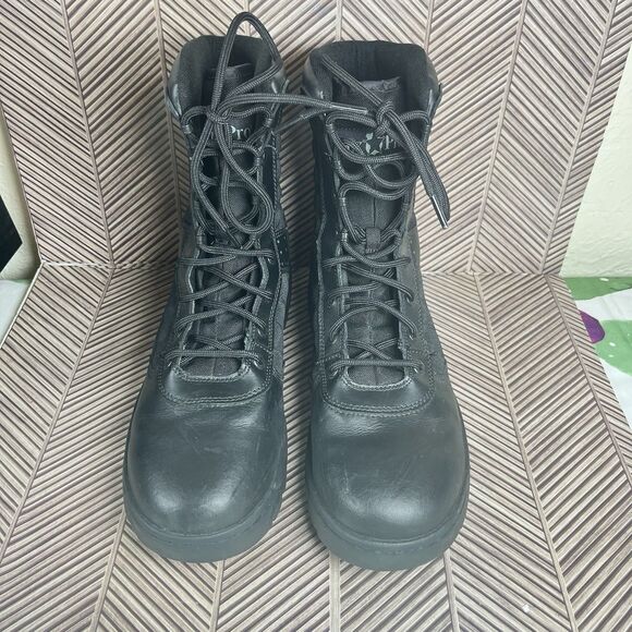 Law Pro 8” Dispatch Duty 2.0 Black Leather Police Combat Boots Men’s Size 12 main image 5